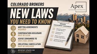 2026 Law Changes Colorado Real Estate Brokers Need to Know