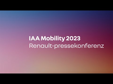 Renault @ IAA München 2023 - Weltpremiere des brandneuen Scenic E-Tech electric - 4. September 2023