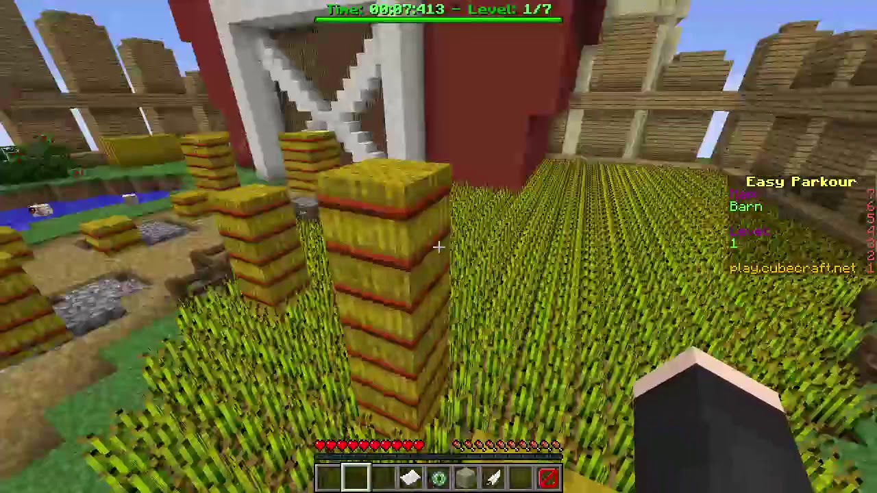Map Barn level 1 in 12:764s (gold medal) cubecraft