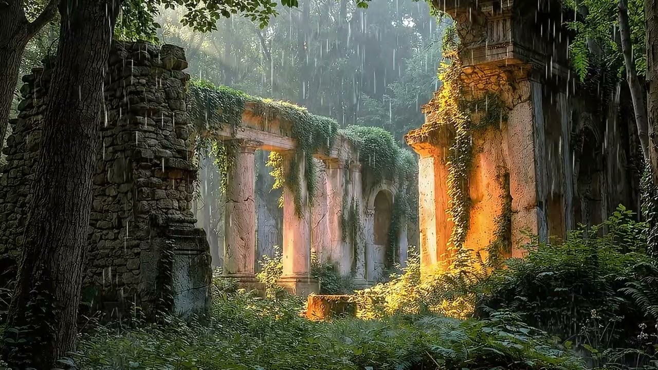 Struggling to Sleep? 🌧️ Forest Rain Sounds for Deep Sleep