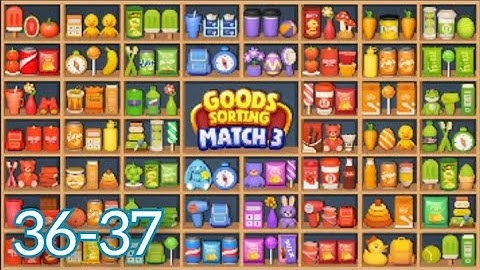 Goods Puzzle Sort Challenge Gameplay Walkthrough Level 36-37