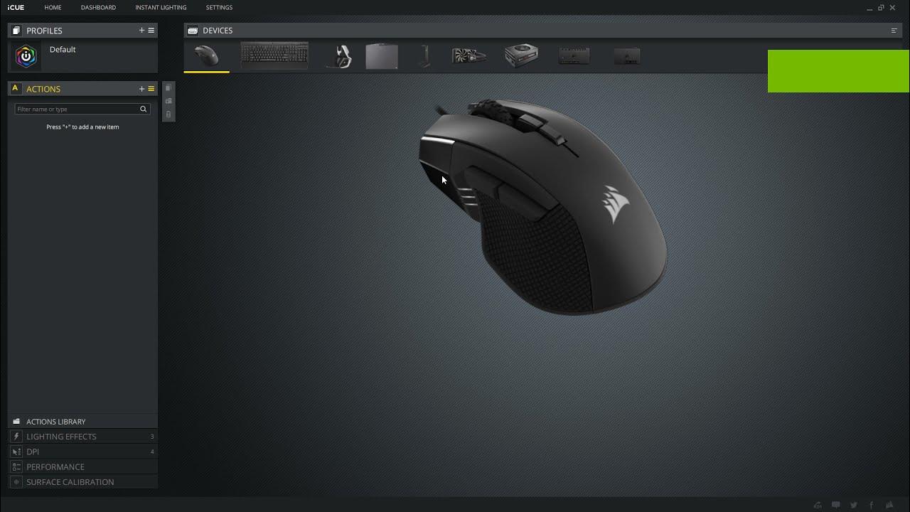 How to set up a sniper button in Corsair ICUE (Ironclaw RGB as example ...