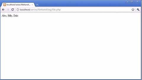 Beginner PHP Tutorial 81 The implode Function with File Handling Example
