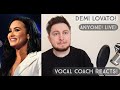 Vocal Coach Reacts! Demi Lovato! Anyone! Live @ The Grammys 2020!