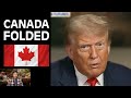 Did Canada Just Folded By Trump's tarrif Pressure ?