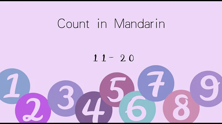 【Chinese numbers】Learn to Count in Mandarin (11-20) | Let’s Learn Mandarin | COCONUT ACADEMY