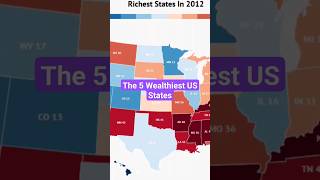 The 5 Wealthiest US States #shorts #geography