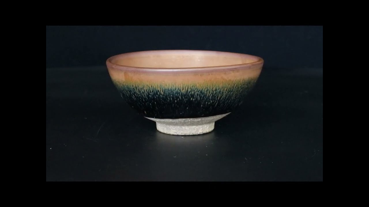 12世紀 宋 建窯 禾目天目盃 12th C. Song dynasty Jian yao Hare's