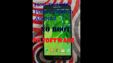 How to Hide Photo or Video in Android without any software NO ROOT