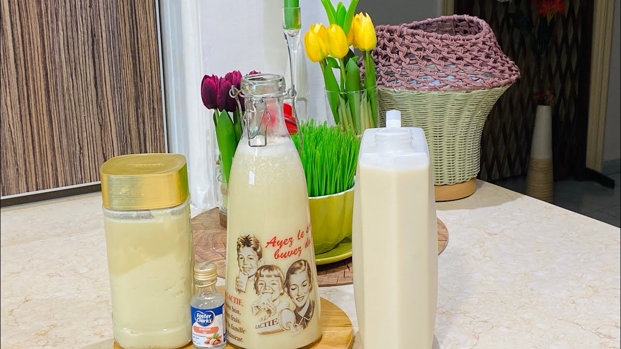 مستحلب شراب اللوز مع تحضير بديل روح اللوز تخزينه لسنه سرالرغوه البديله لشرش الحلاوه