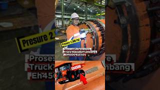 Test Presure Truck Raksasa Tambang EH4500 Euclid #automobile #shorts #machine