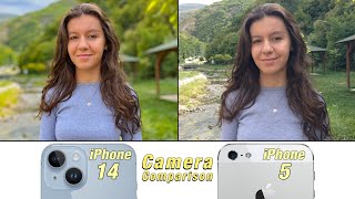 iPhone 14 vs iPhone 5 Camera Test