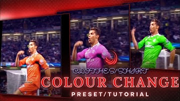 CLOTHES COLOUR CHANGE TUTORIAL + PRESET || ALIGHT MOTION ||