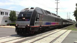 Full HD 60FPS: NJ Transit Veterans ALP-45DP 4534 Leads Train 4740 in Allenhurst 8/4/19