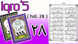 Iqra' 5 (hal. 28) lancar membaca iqro ...