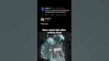 notch is the creator of minecraft 🥶