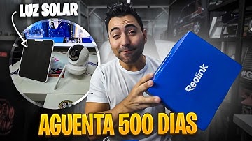 Camera 4K + 360º com PAINEL SOLAR que aguenta 500 DIAS SEM SOL !!! REOLINK ATLAS è INCRIVEL
