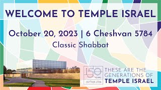 Classic Shabbat - October 20, 2023