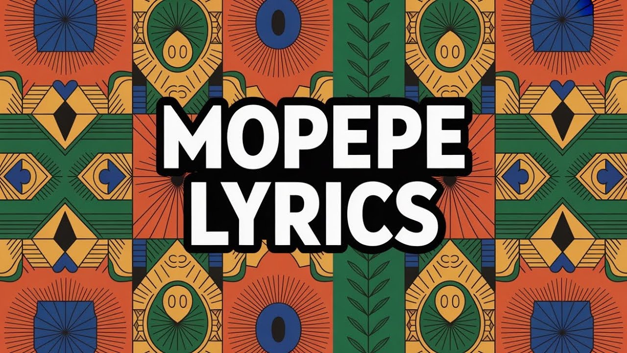 Mopepe Lyrics (Amapiano music) by Ameku 