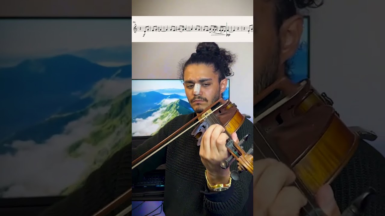 Bi ehsas - Playwithpar کاور‌ ویولن بی احساس شادمهر عقیلی توسط پرهام میار بهمراه نت