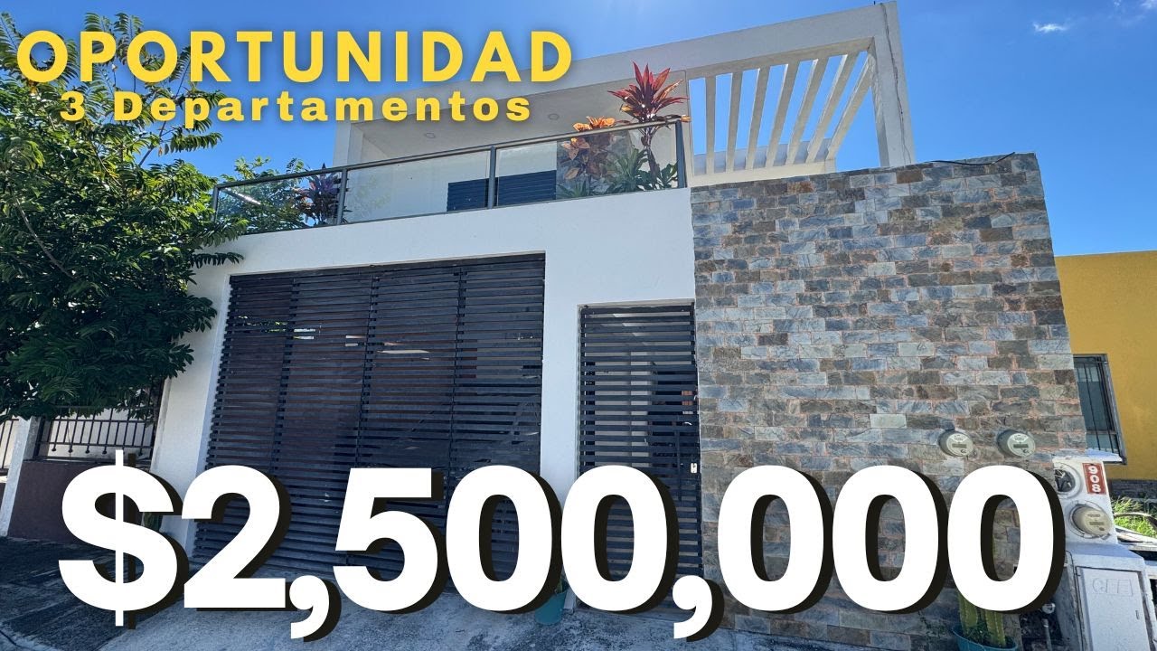 Casa de OPORTUNIDAD para INVERSIONISTA | 3 Departamentos independientes | Fracc Las Américas