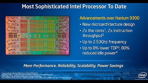 A closer look at Intel