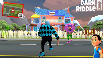 Dark Riddle Version 15.1.0 New House ( Mod Skin CYBER NEON ) Part 128