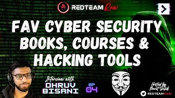MY Best Cyber Security Books, Courses, Hacking (Red Team & OSINT) Tools | SpeedRound w/ Dhruv Bisani