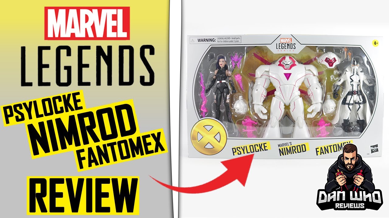 Details about   Marvel Legends Series X-Men Collectible Psylocke and Fantomex Marvel’s Nimrod