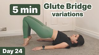 Day 24 | 5 Min Booty Workout at Home (No Equipment) | Music by Sabrina Carpenter