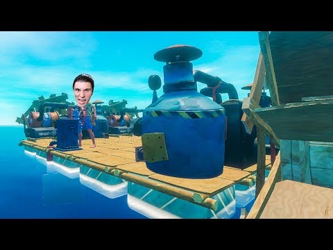 Unser RAFT fährt jetzt mit der KRAFT von 4 MOTOREN! ☆ Raft #24