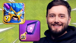 TESTEI O SUPER YETI NA LENDÁRIA 1 ! #clashofclans