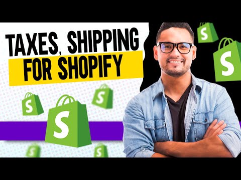 HOW TO MAKE A Ecommerce WEBSITE? / Shopify Taxes, Shipping and Permission Settings Tutorial
