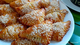 مملحات خفيفة و شهية  على شكل مثلثات  محشية بالدجاج screenshot 4