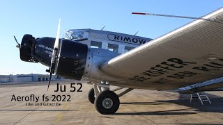 Ju 52 cold and dark start up aerofly fs 