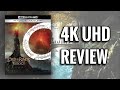 LORD OF THE RINGS TRILOGY 4K ULTRAHD BLU-RAY REVIEW | THE BEST 4K MOVIES OF 2020?