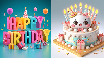 Cutest Happy Birthday Song Ever! Happy Birthday To You! (Traditional) First Time on YouTube 🥳