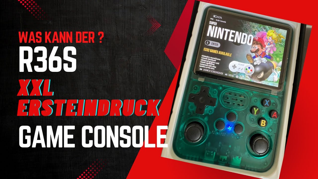R36S Gaming Konsole - Ersteindruck | XXL Uncut 