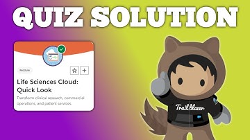 Life Sciences Cloud Quick Look | Salesforce Trailhead | Quiz Solution