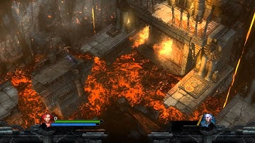 Lara Croft and the Guardian of Light - Fiery Depths co-op speedrun in 0:55.849