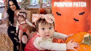 Our Babies First Pumpkin Patch 🎃