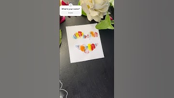 What’s your name comment below #shortsfeed #name #nameinitials #shorts#watercolor#creative#short#lv