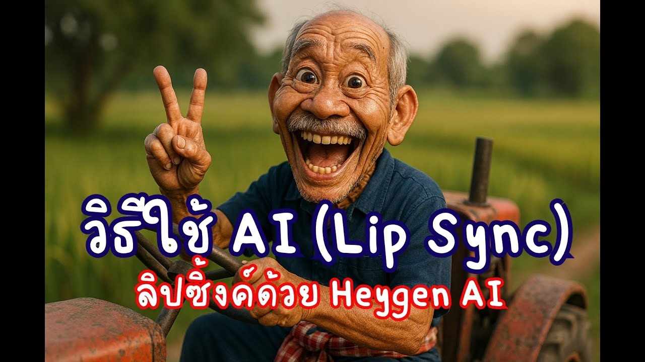 วิธีใช้ AI ลิปซิ้งค์ (Lip Sync) สายฟรี