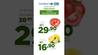 Taptaze Sebze ve Meyveler İçin Doğruca CarrefourSA'ya!