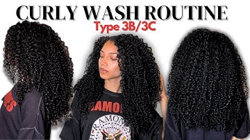 Curly Hair Routine | 3B/3C low porosity curls