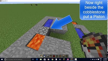 How to make a Semi-Auto CobbleStone Generator