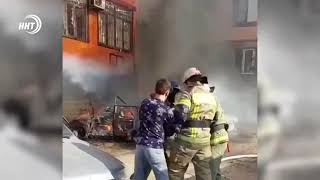ШОК! В Дагестане взорвался автомобиль. Пострадавших...