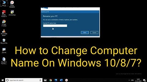 how to change computer name on Windows 7/8/10 | RAM Solution