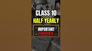 Most important topics for half yearly class 10 🔥 | Science class 10 | #shorts #short