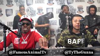 Ty The Gunna Stops By Drops Hot Freestyle On Famous Animal Tv